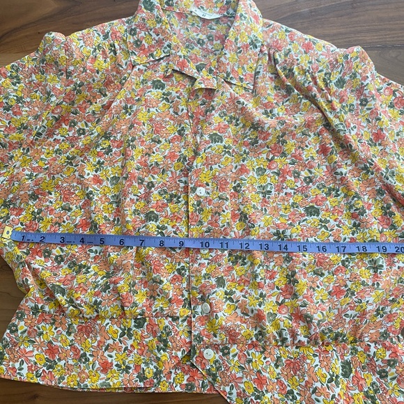 Vintage 80’s Floral Button Up Blouse - Picture 5 of 7